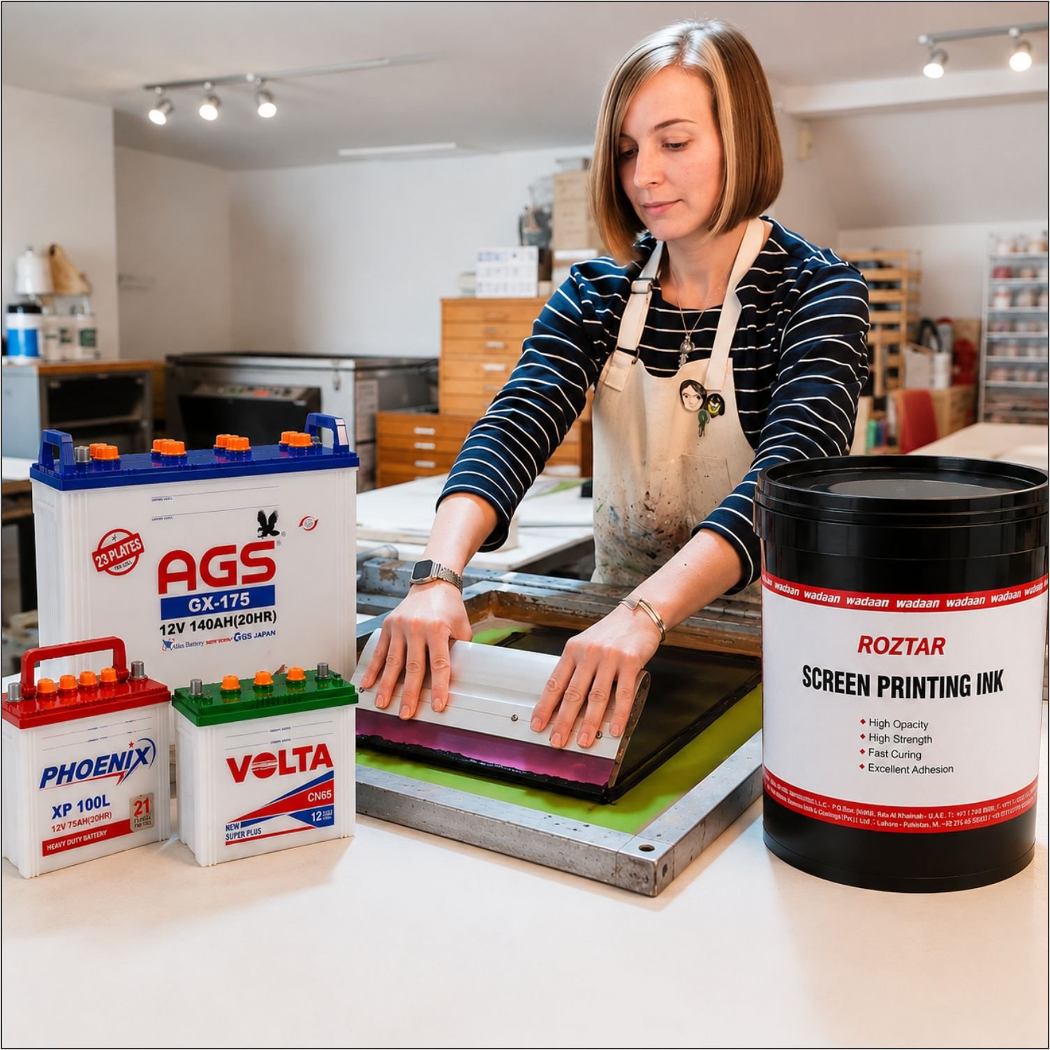 Polypropylene container printing application