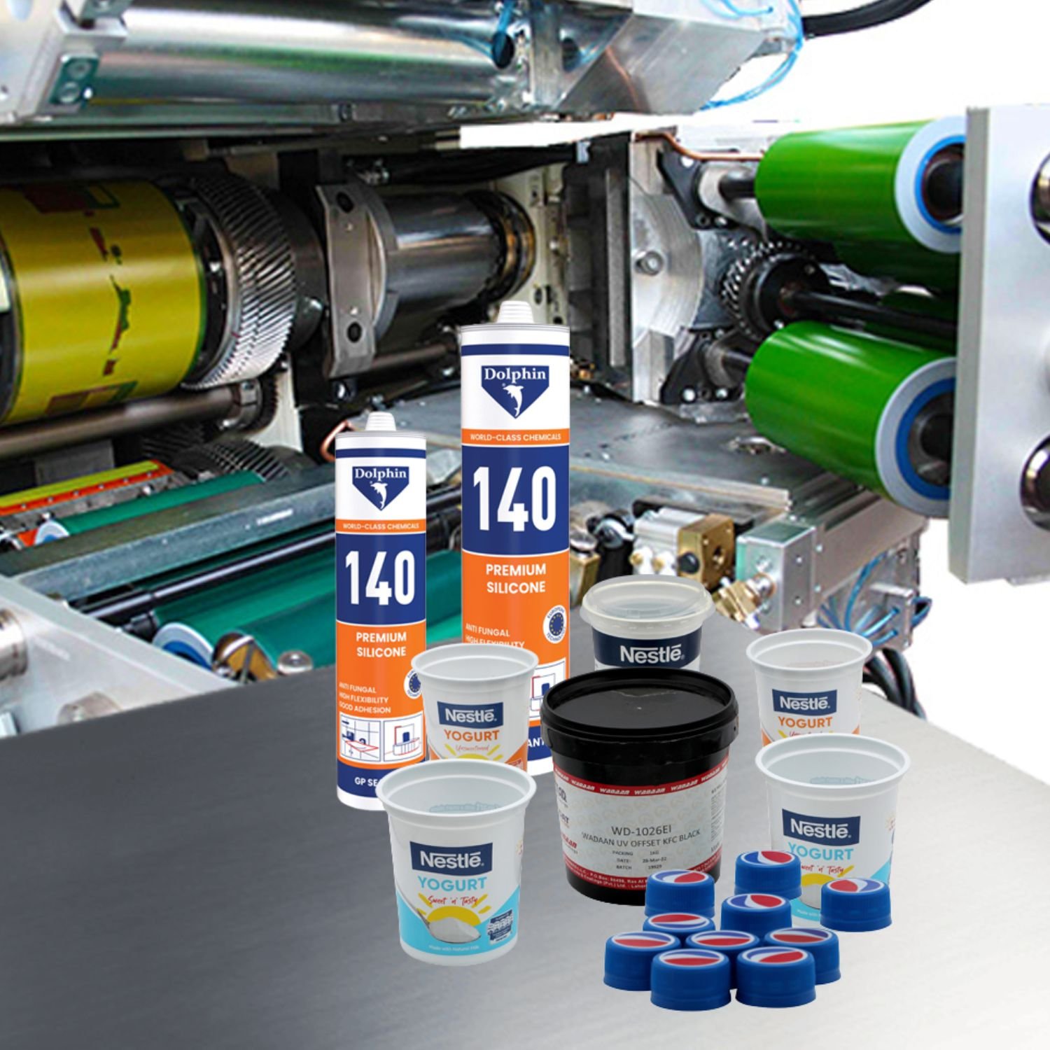 UV Dry Offset printed containers